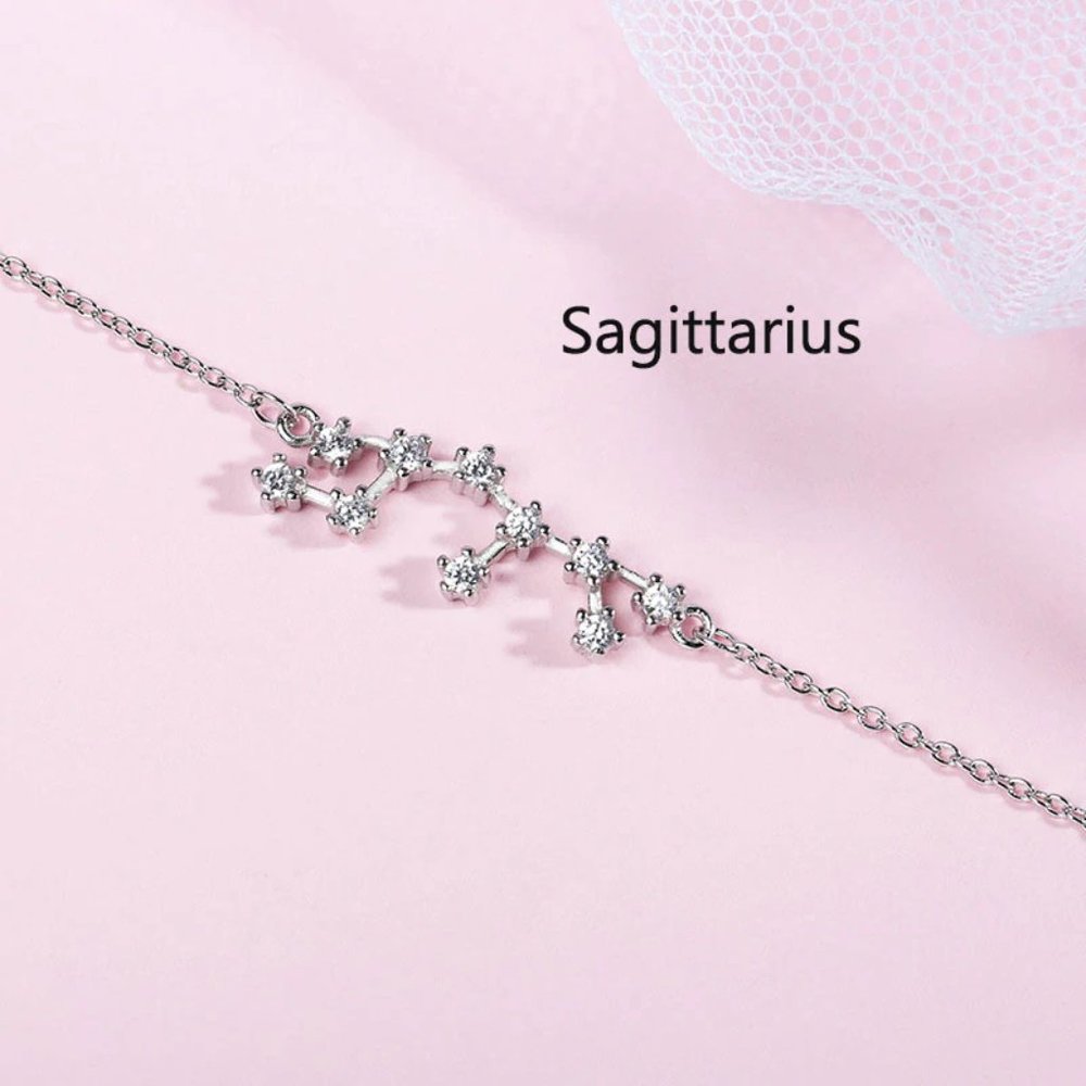 NEW Silver Zodiac Bracelets - Sagittarius